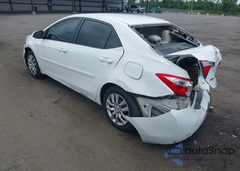 2016 Toyota Corolla Le из США, поврежденный, VIN 5YFBURHE8GP482590